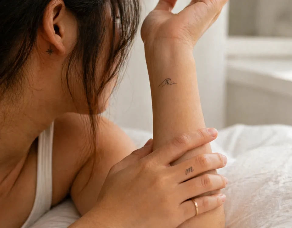 Popular placement spots for a tiny tattoo Vietnam travelers choose